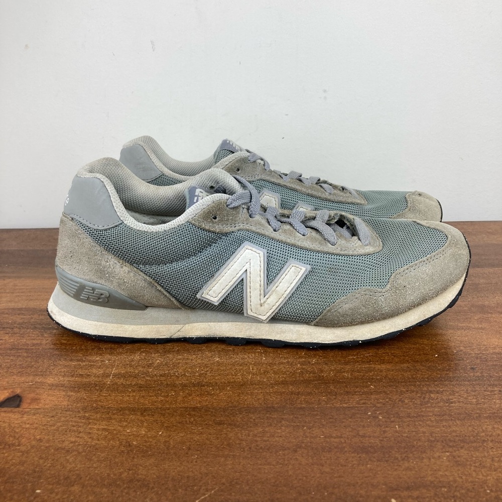 New Balance 515 Classics Grey Suede Mesh Sneakers ML515GRY Men's Size 8D. - Picture 4 of 14